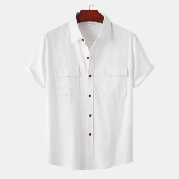 Ryan | Clara Men's Linen Short Sleeve Shirt