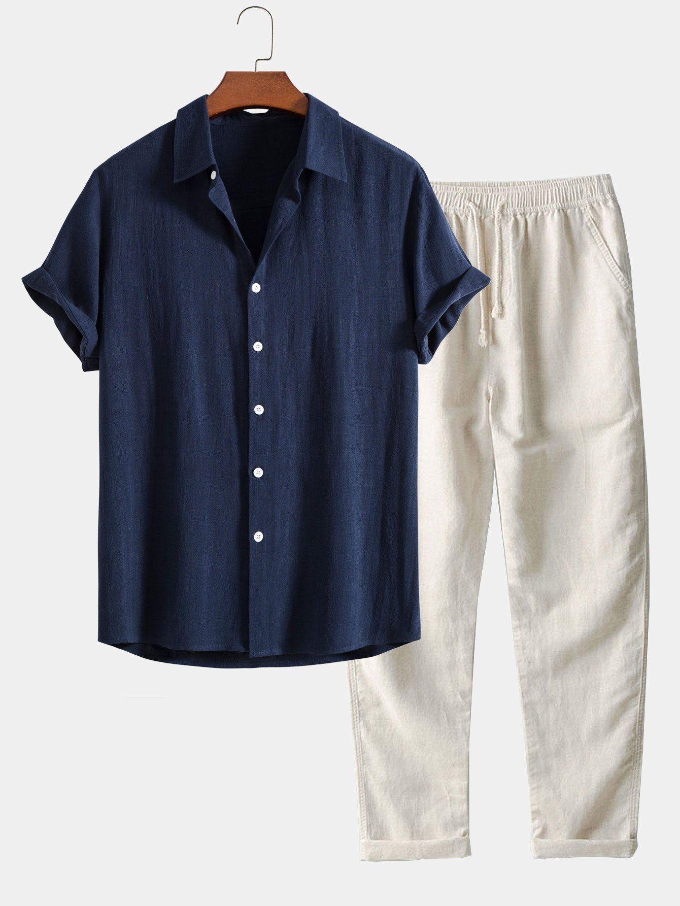 Ethan | James Men's Linen Summer Set