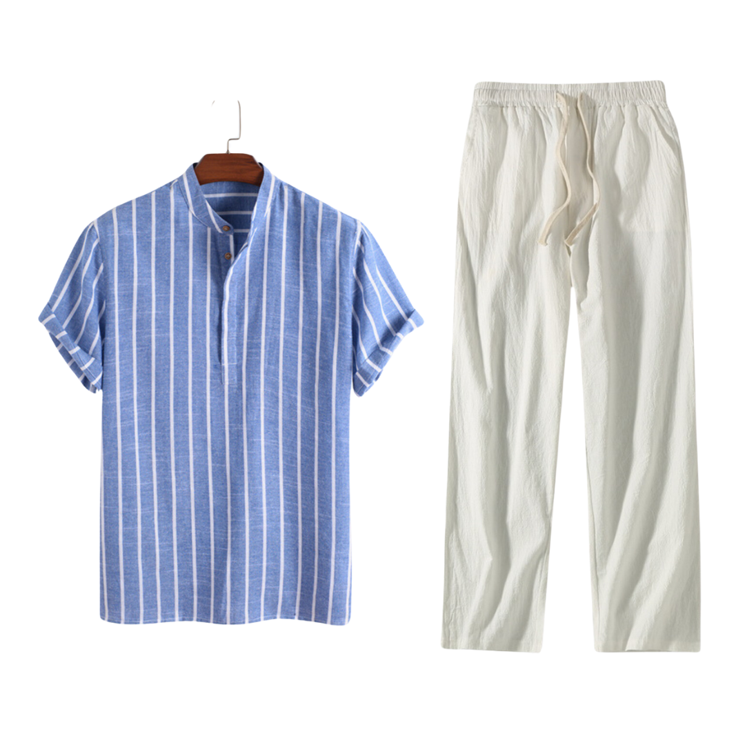 Xavier | James Men's Linen Set