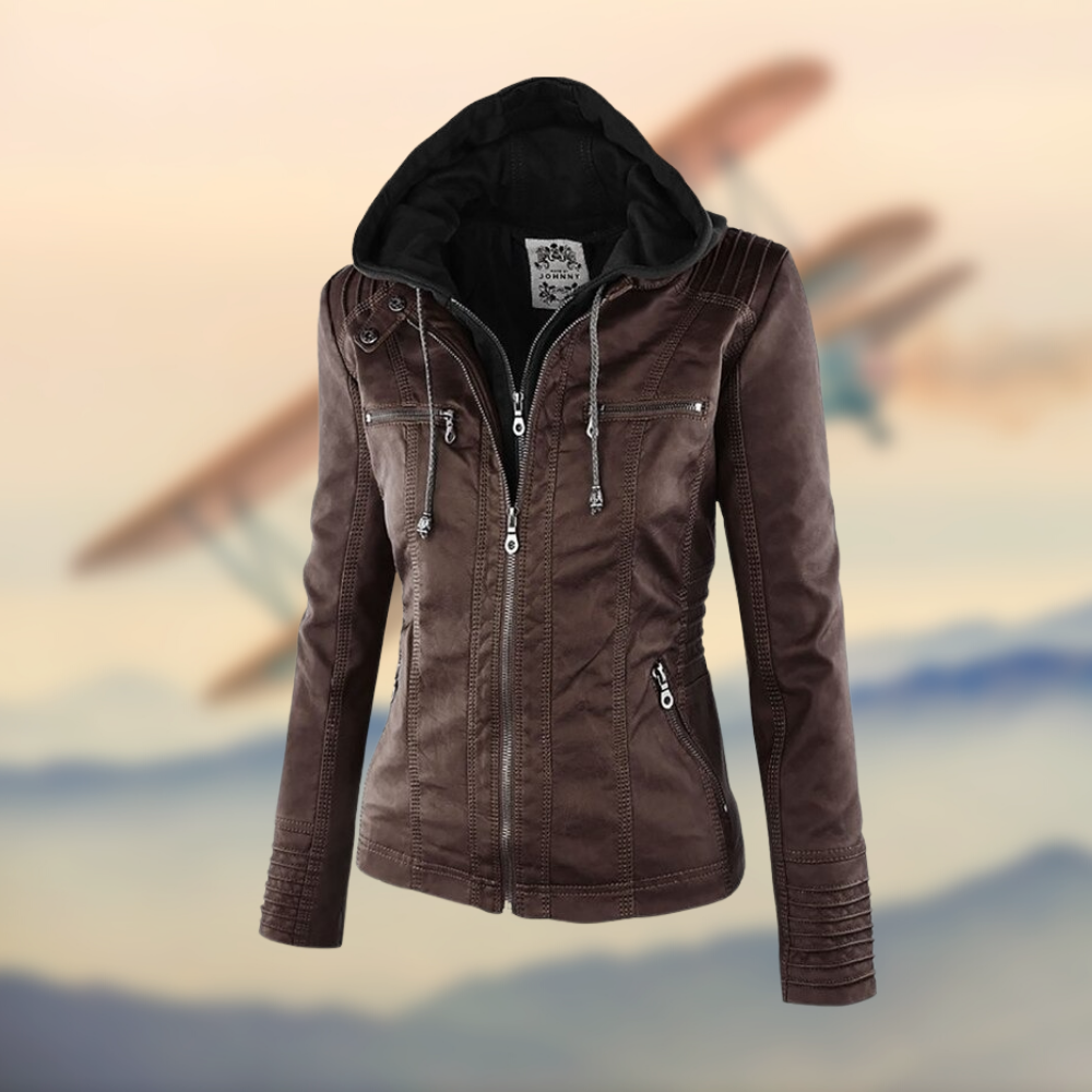 KAROLINE™ The stylish and unique leather jacket