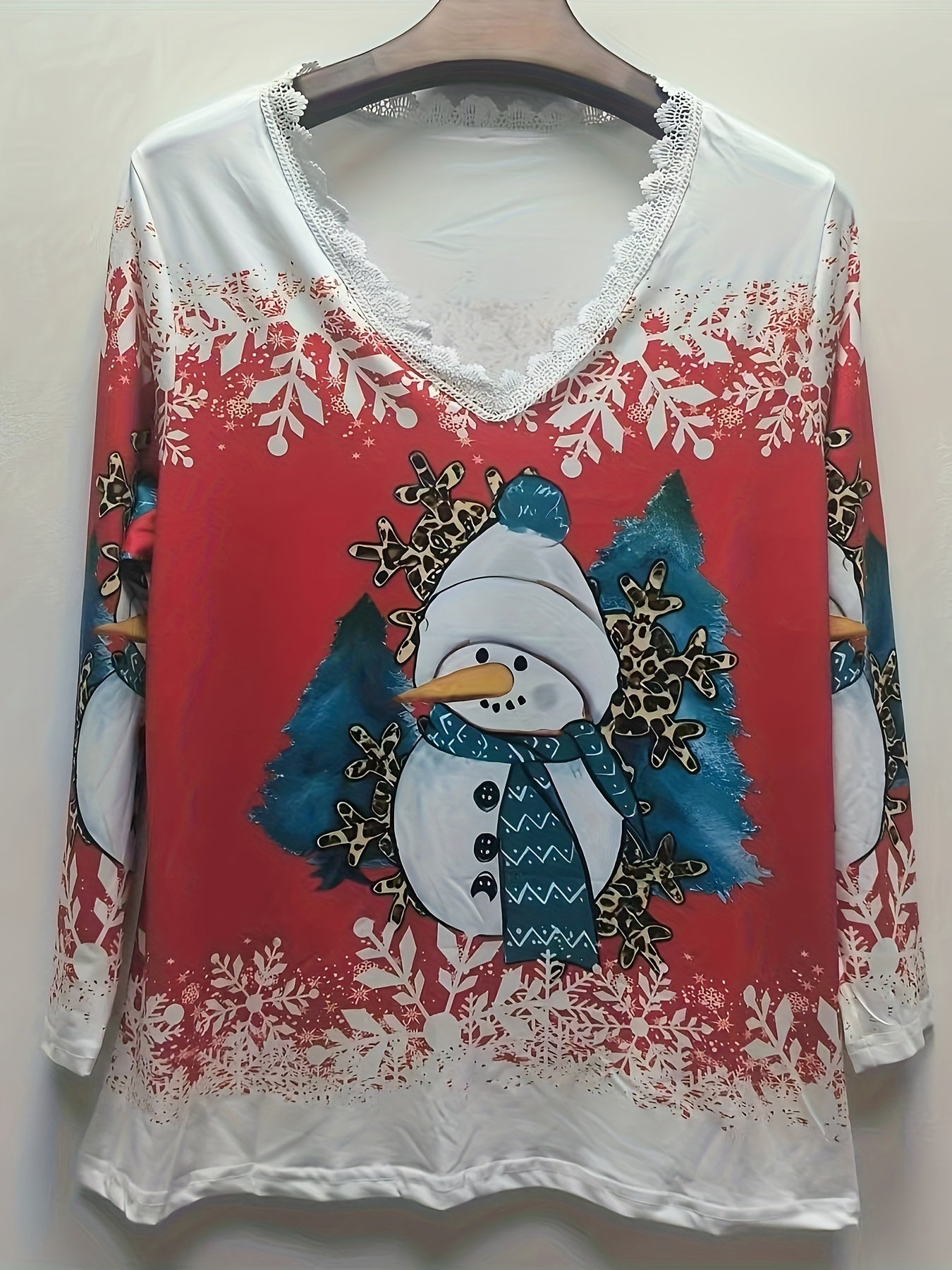 Holly – Snowman Christmas Long Sleeve Tee