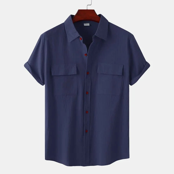 Ryan | Clara Men's Linen Short Sleeve Shirt
