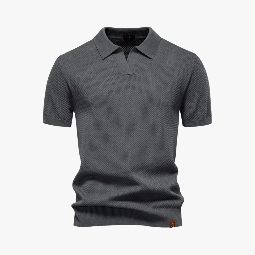 Finn | Men's Soft Knit Polo Top