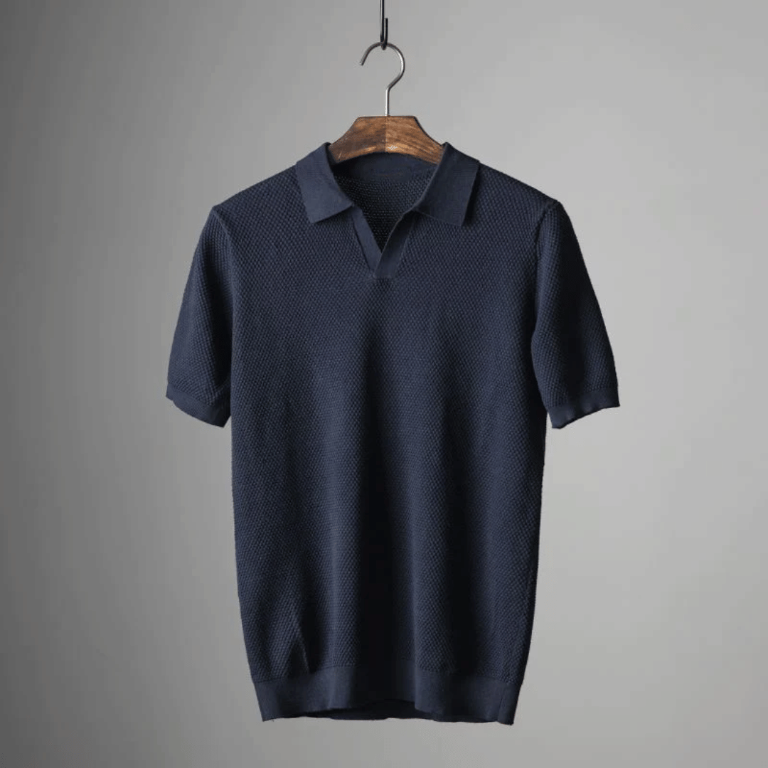 Nate | Men's Stylish Knit Polo Shirt