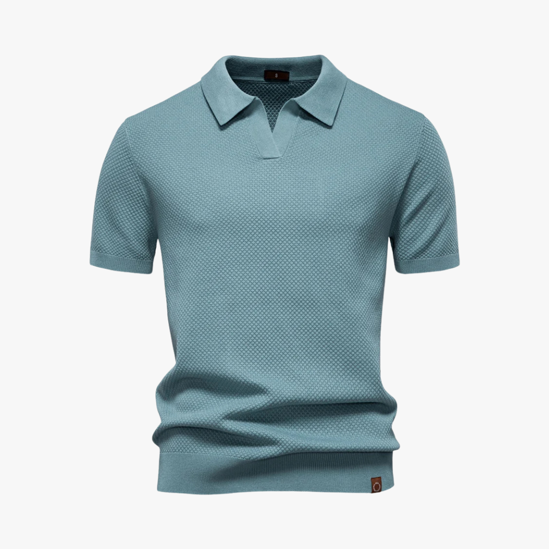 Finn | Men's Soft Knit Polo Top
