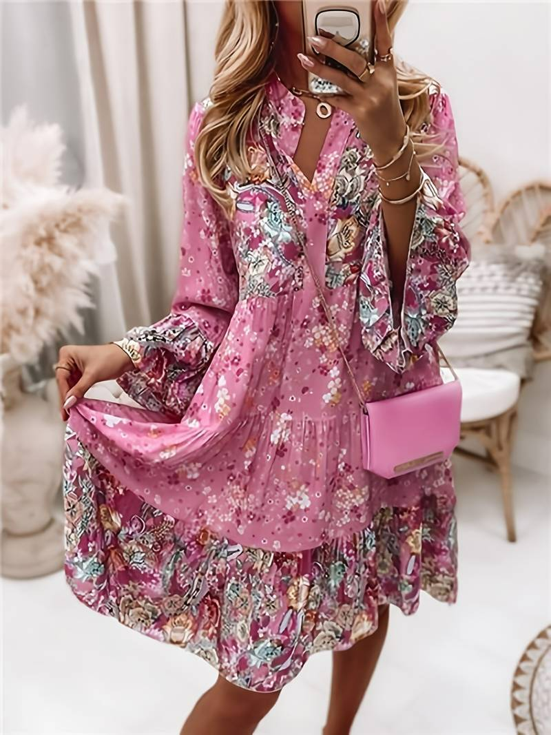 Gabriella | Stylish Boho Dress with Floral Print