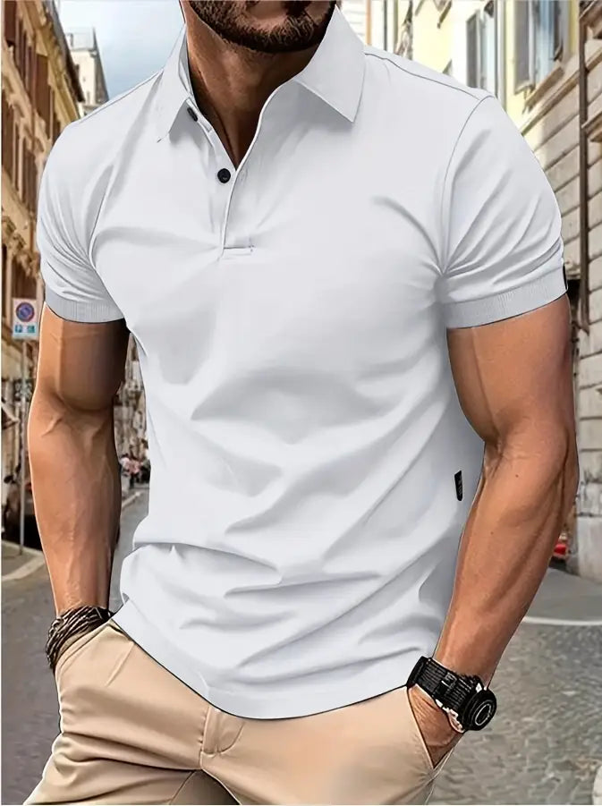 Lachlan | Men's Muscle-Fit Polo Shirt