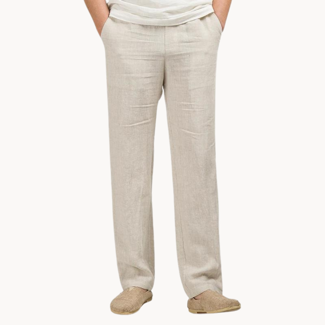 Oscar | Yves Linen Relaxed Trousers