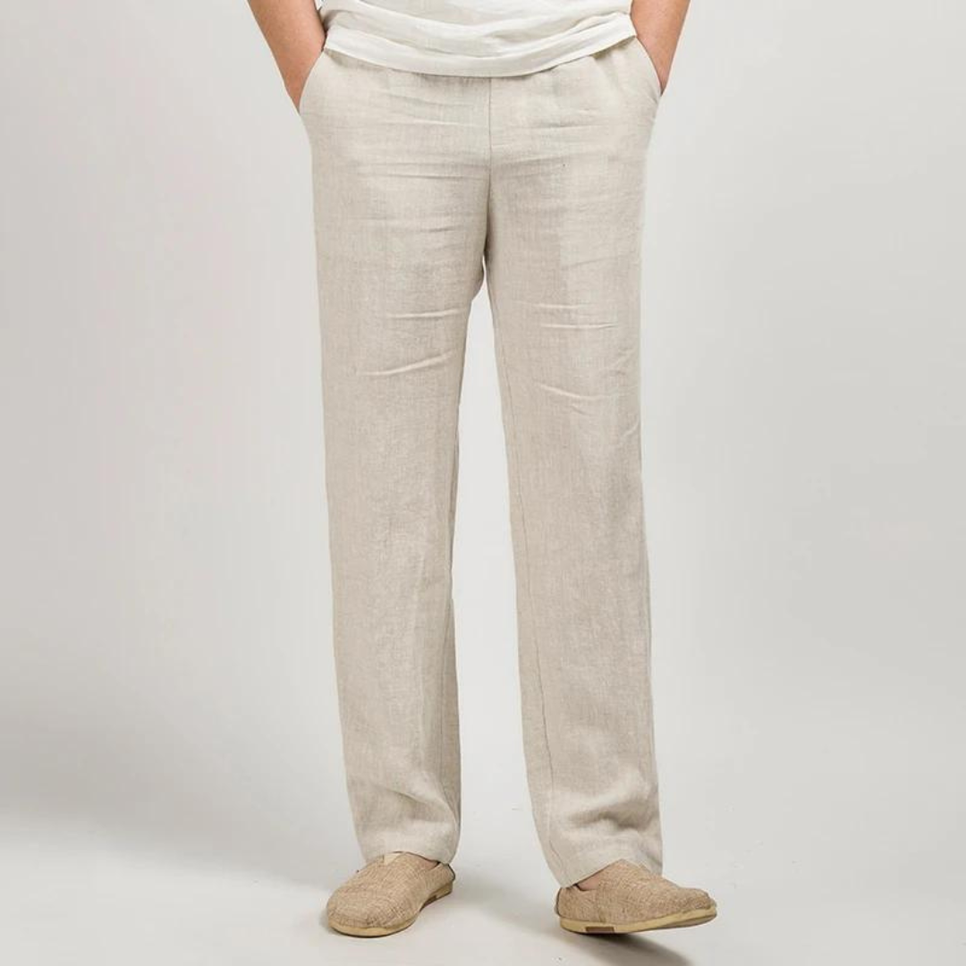 Oscar | Yves Linen Relaxed Trousers