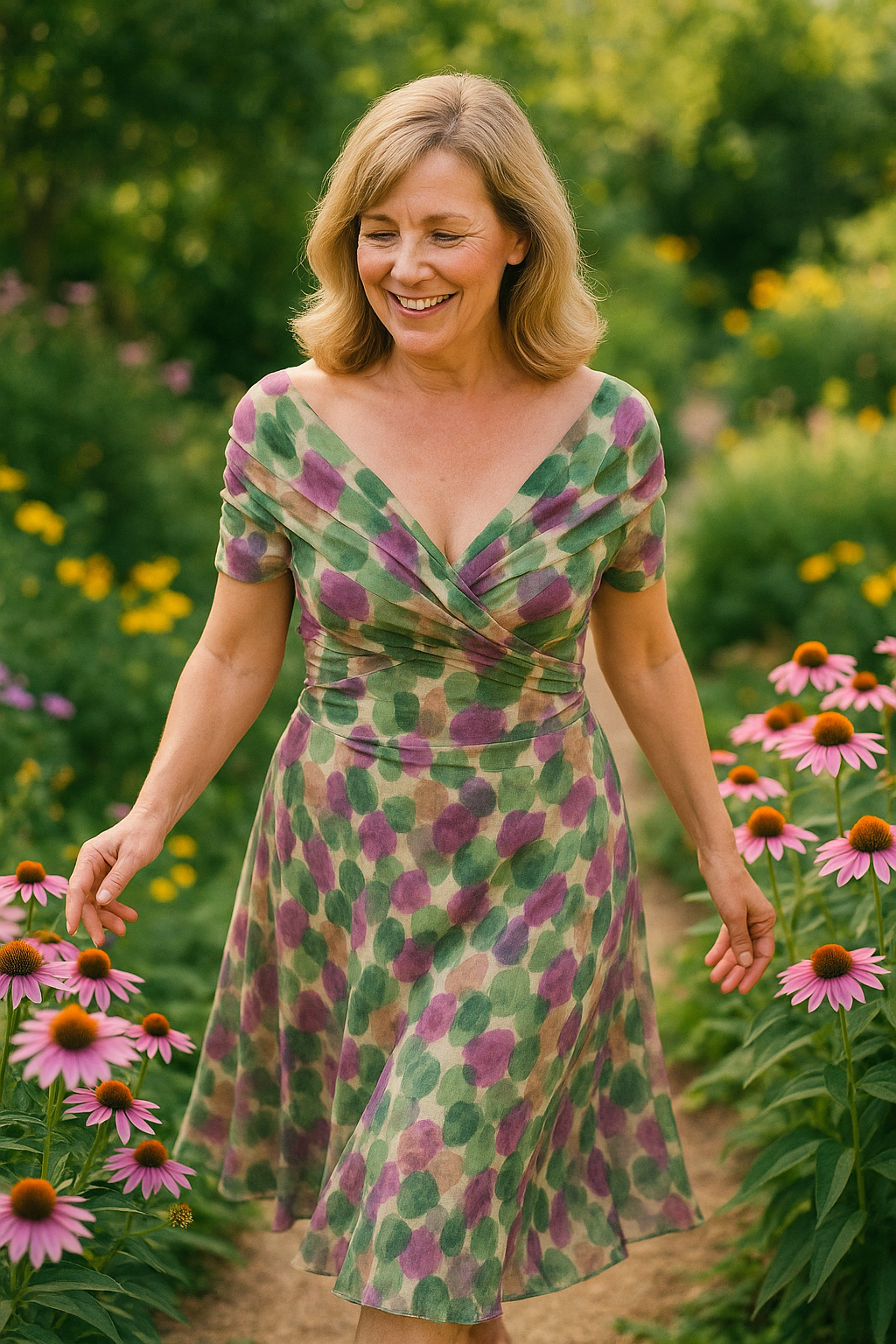 Everleigh Melbourne | Elegant V-Neck Maxi Summer Dress