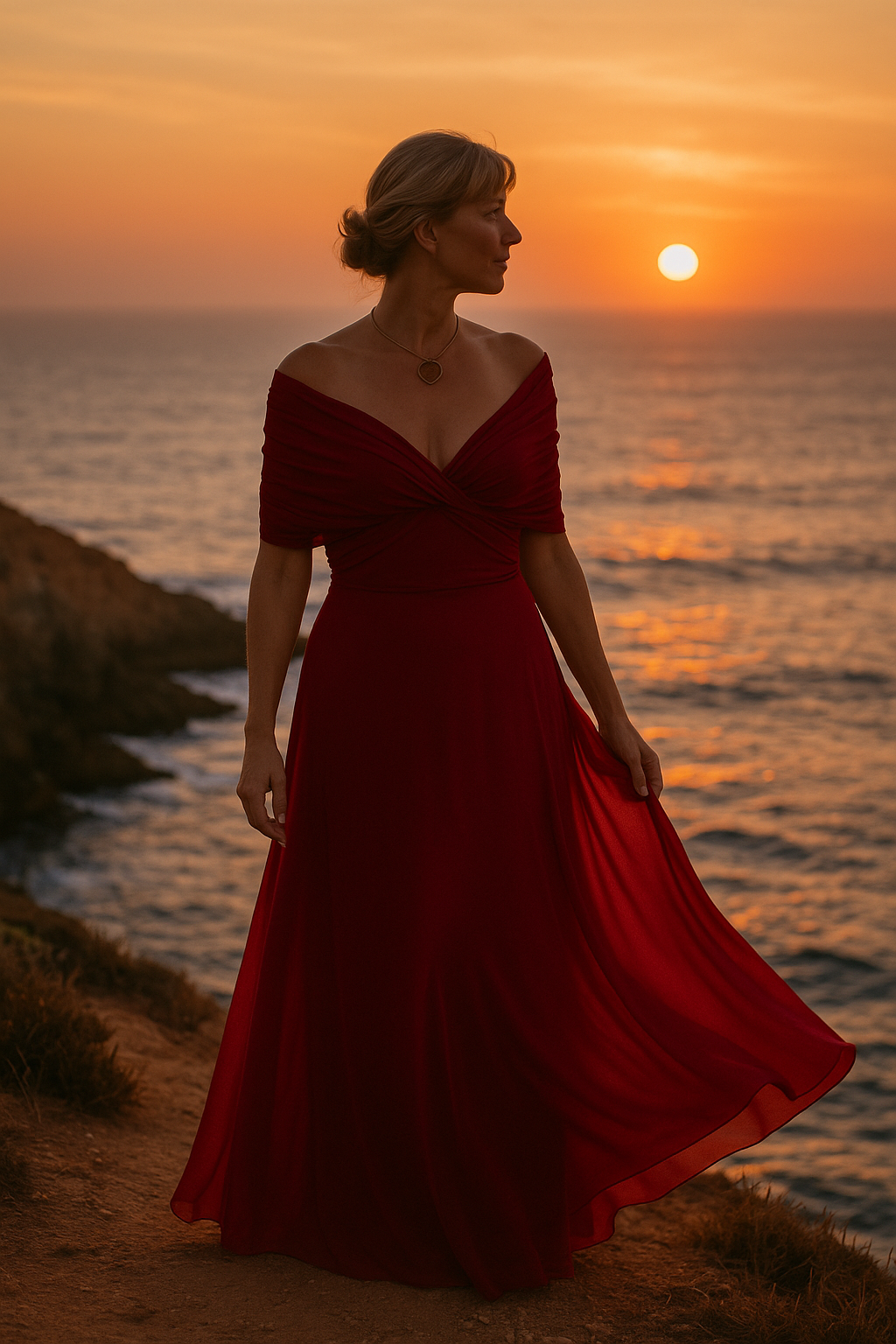 Everleigh Melbourne | Elegant V-Neck Maxi Summer Dress