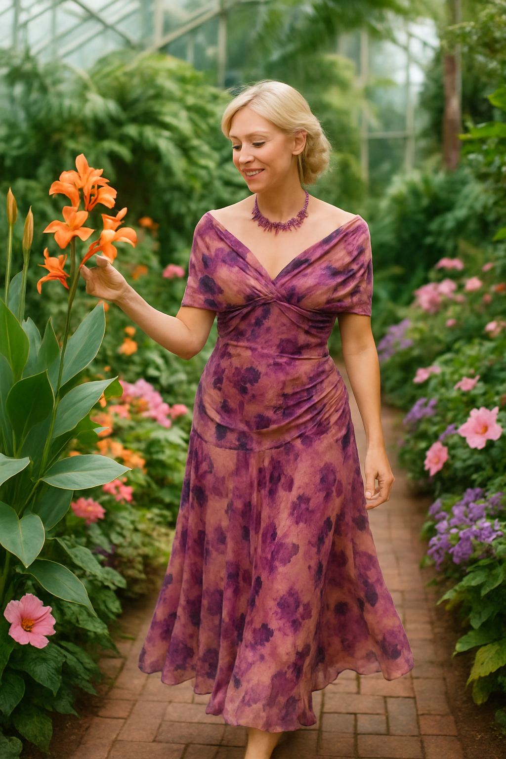 Everleigh Melbourne | Elegant V-Neck Maxi Summer Dress