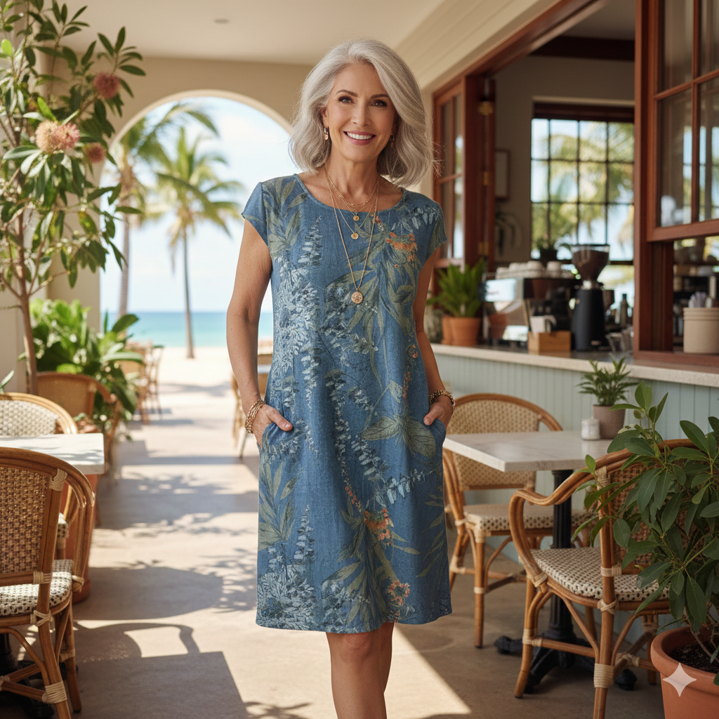 Freya | Canvas Dress with Functional Pockets