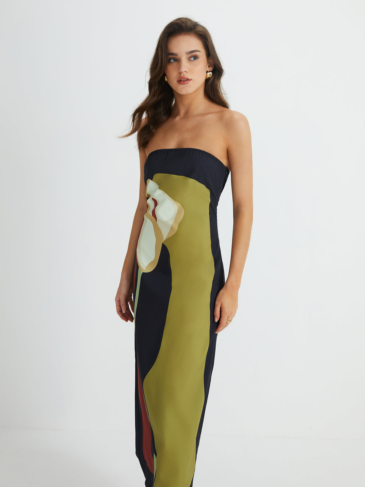 Luna's Strapless Summer Maxi Dress