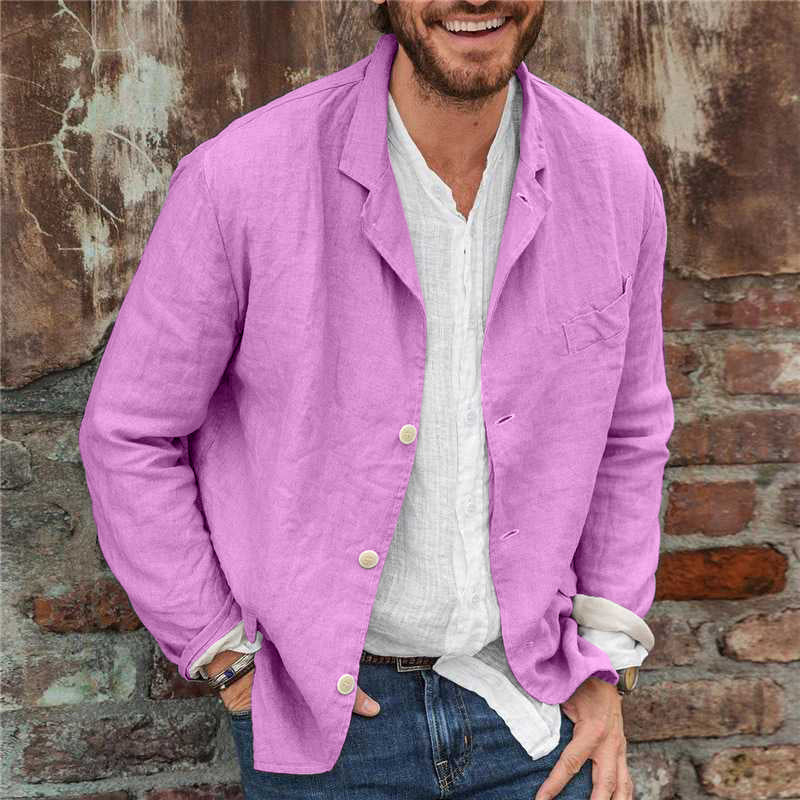 Noah | Men's Lightweight Breathable Casual Linen Blazer