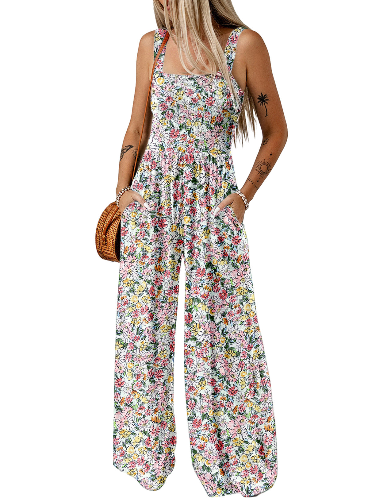 Claire | Vibrant Spring Jumpsuit for Sunny Days
