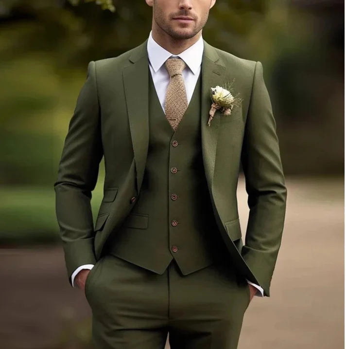 Jack | Men's Stylish Three-Piece Wedding Guest Suit