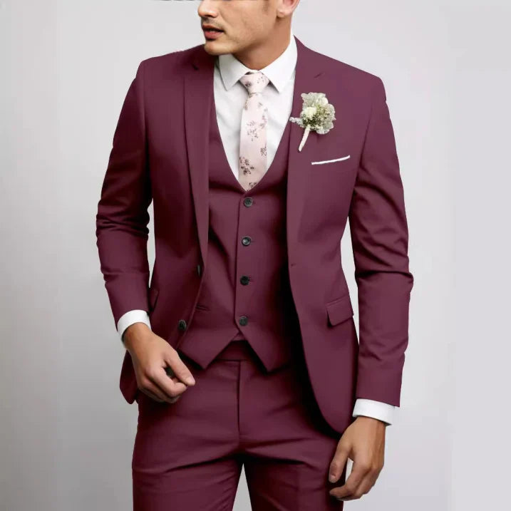 James | Men's Slim Fit Formal Suit Set