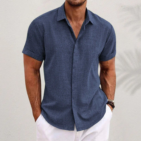 Harrison | Oliver Men's Linen Short Sleeve Shirt