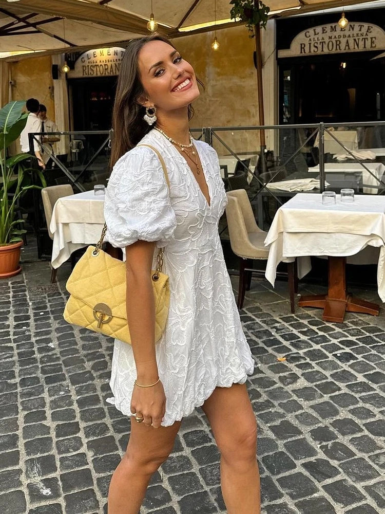 Nicolette | Romantic Floral Dress for Effortless Style