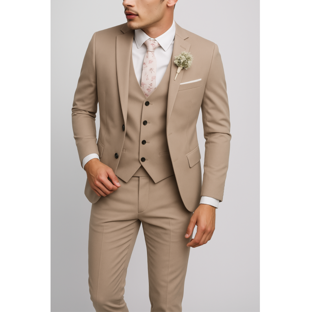 James | Men's Slim Fit Formal Suit Set