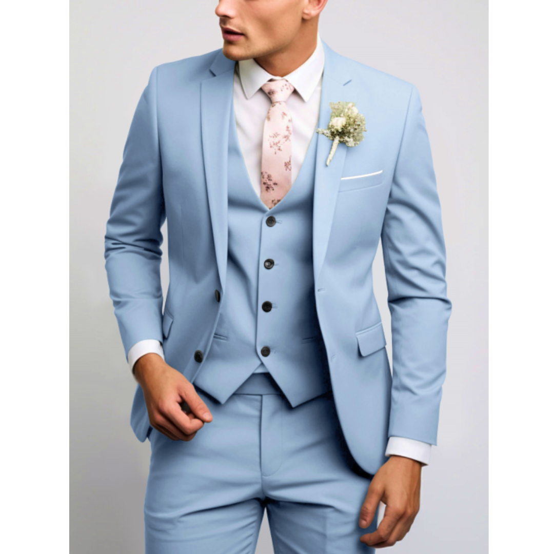 James | Men's Slim Fit Formal Suit Set
