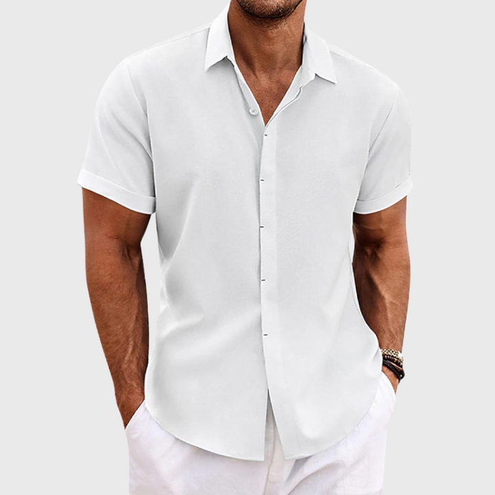 Harrison | Oliver Men's Linen Short Sleeve Shirt