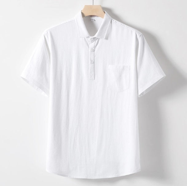 Liam | Linen Polo Shirt