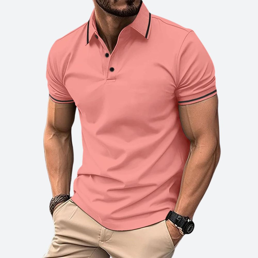 Angus | Men's Stylish Short Sleeve Polo Shirt
