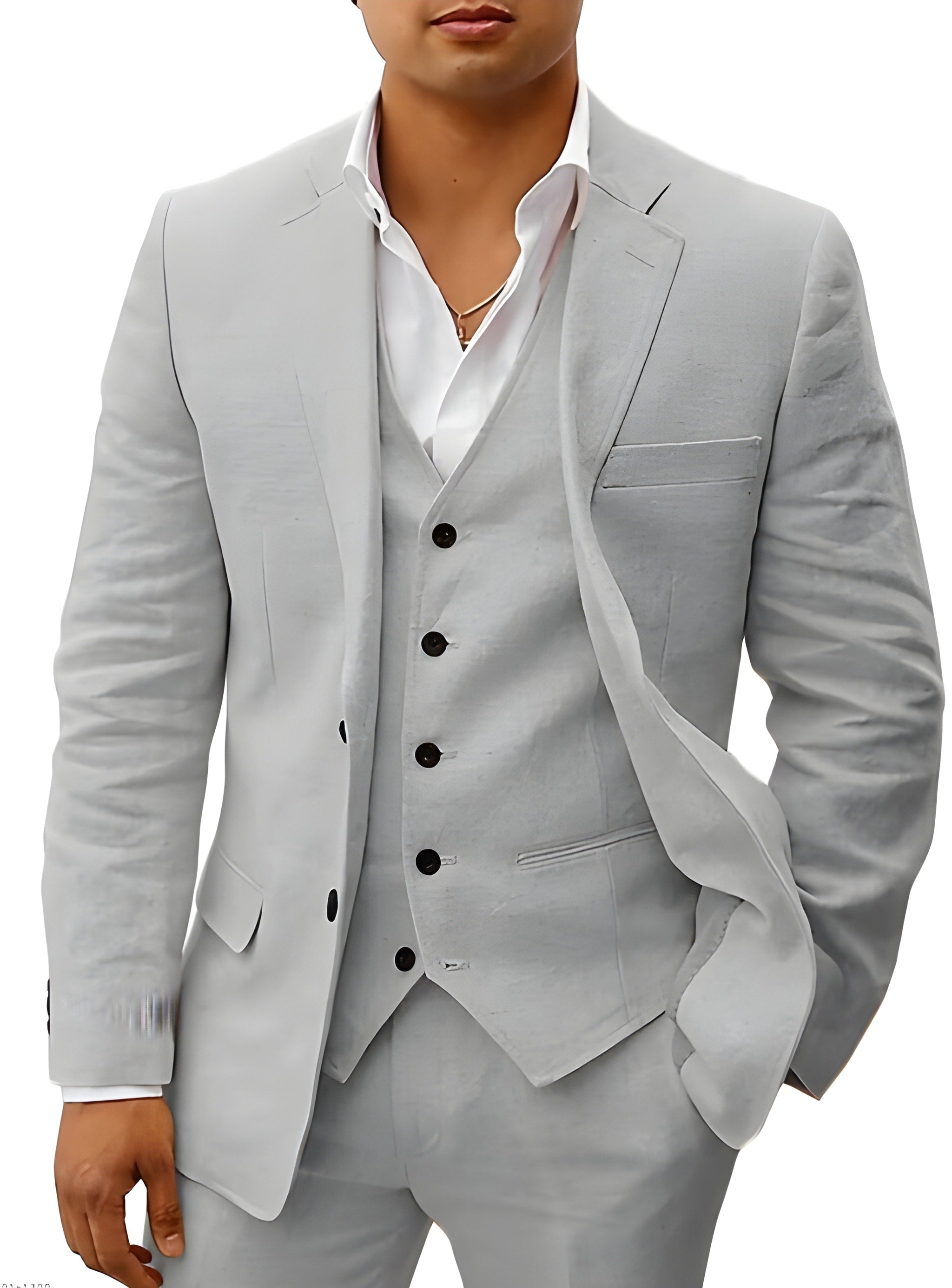 Lachlan | Men's Classic Linen Suit for Weddings