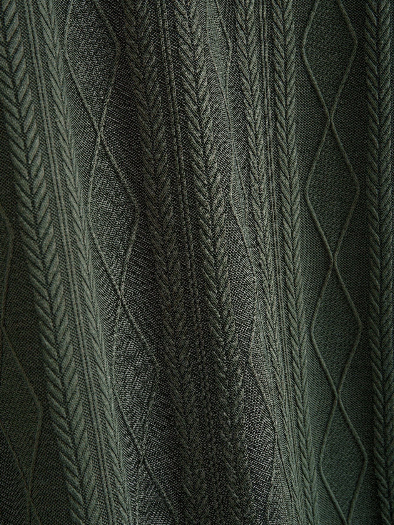 Angus | Men's Geometric Jacquard Polo Shirt