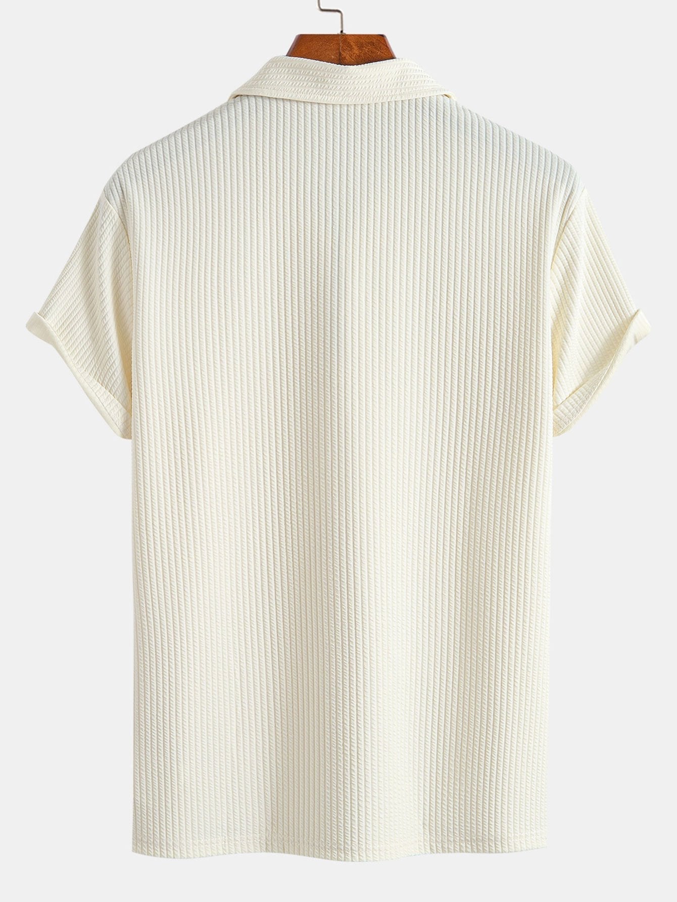 Callum | Men's Muscle Fit Ribbed Polo Shirt