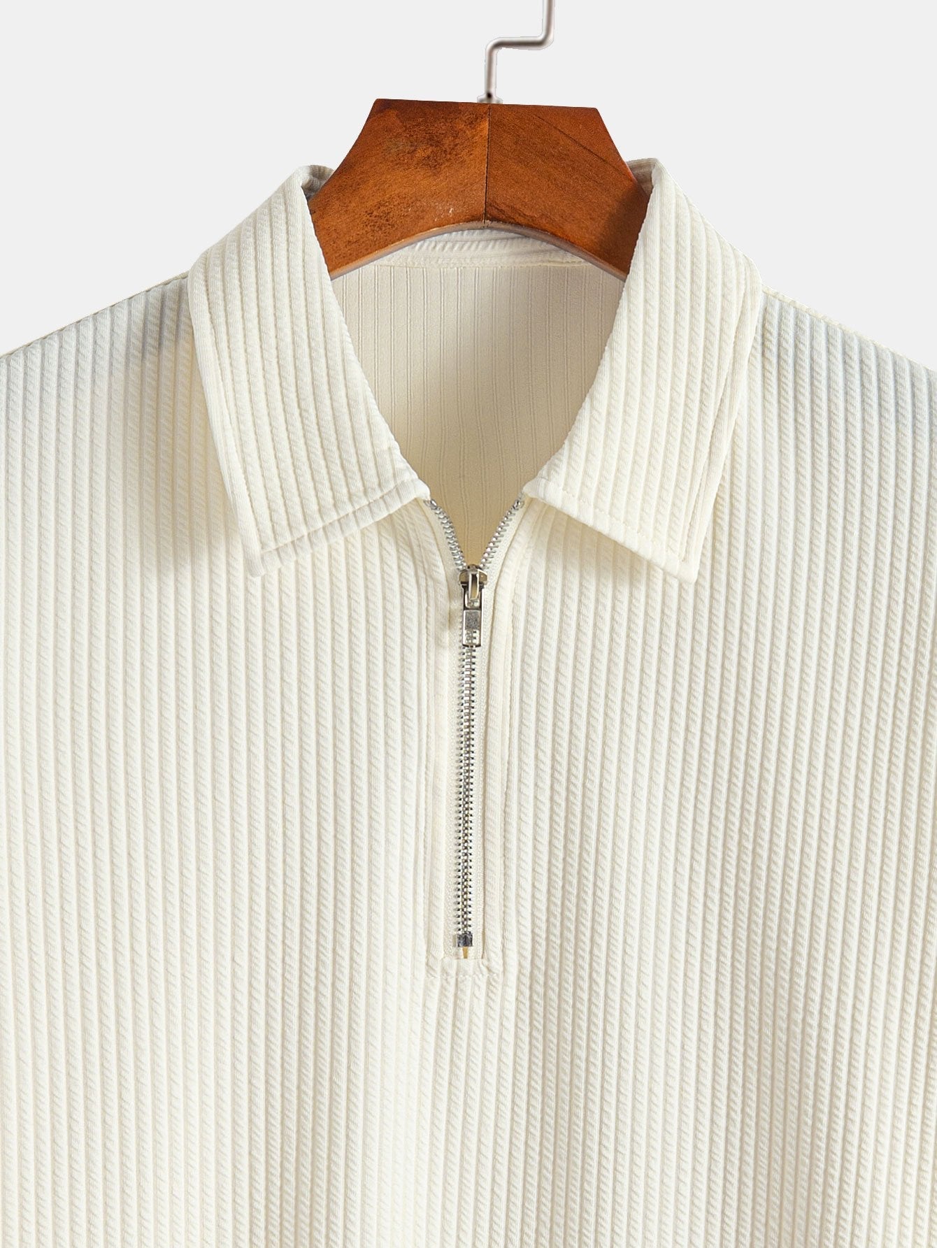 Callum | Men's Muscle Fit Ribbed Polo Shirt