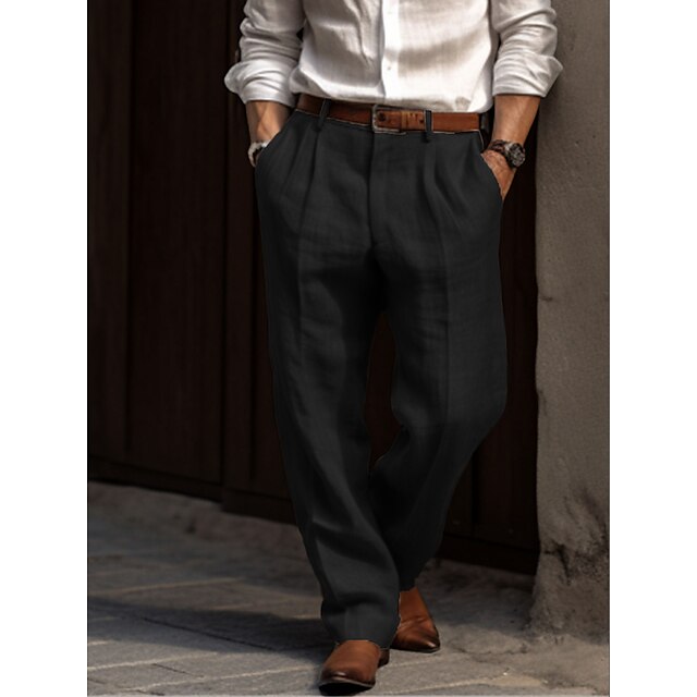 Isaac | Lucas Stylish Linen Trousers