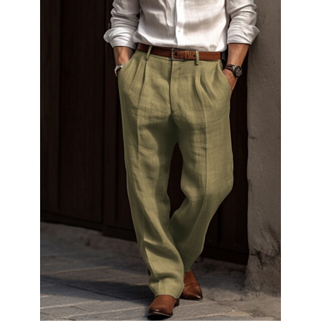 Isaac | Lucas Stylish Linen Trousers