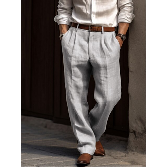 Isaac | Lucas Stylish Linen Trousers