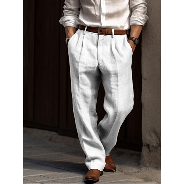 Isaac | Lucas Stylish Linen Trousers