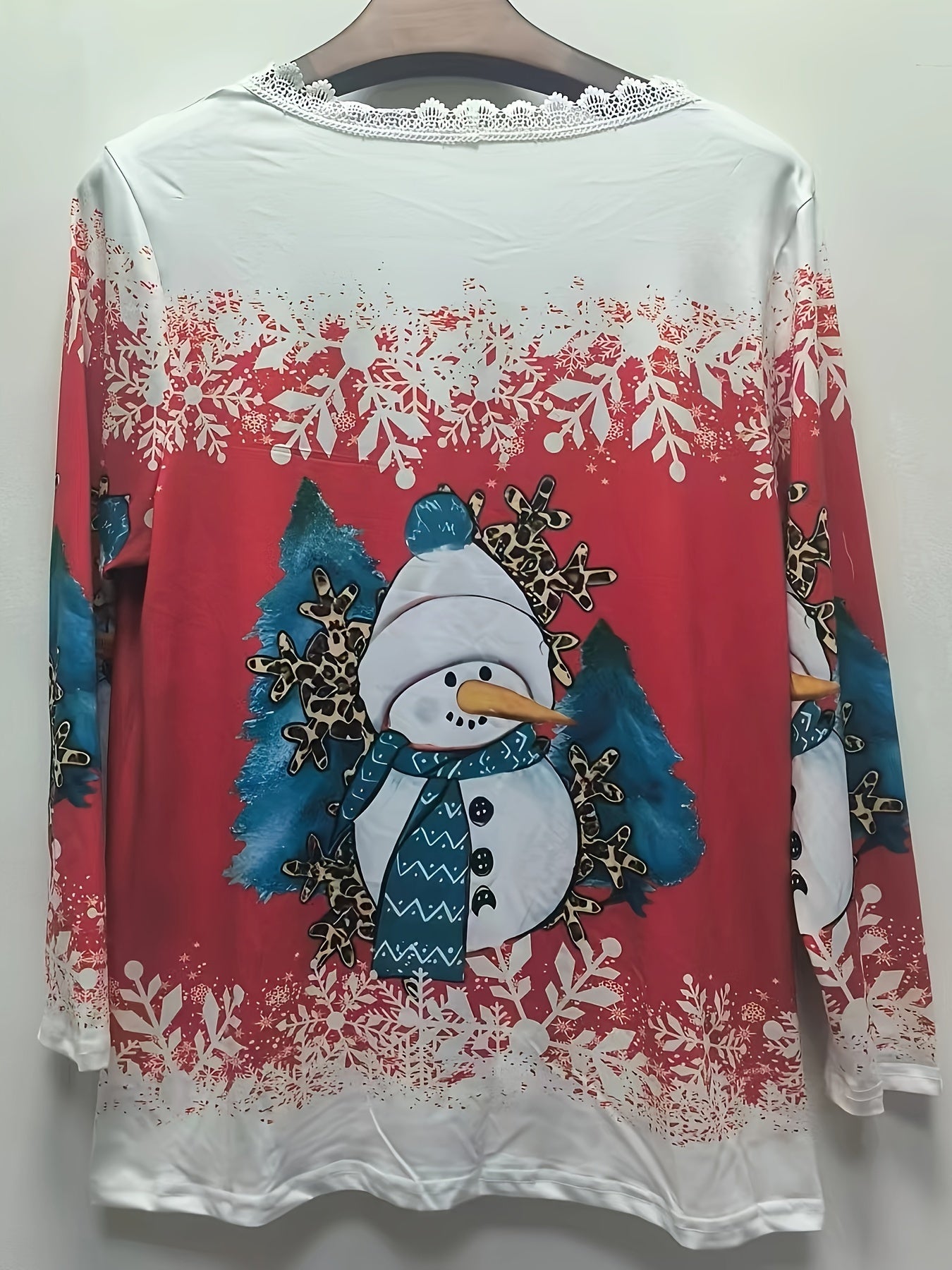 Holly –  Snowman Christmas Long Sleeve Tee