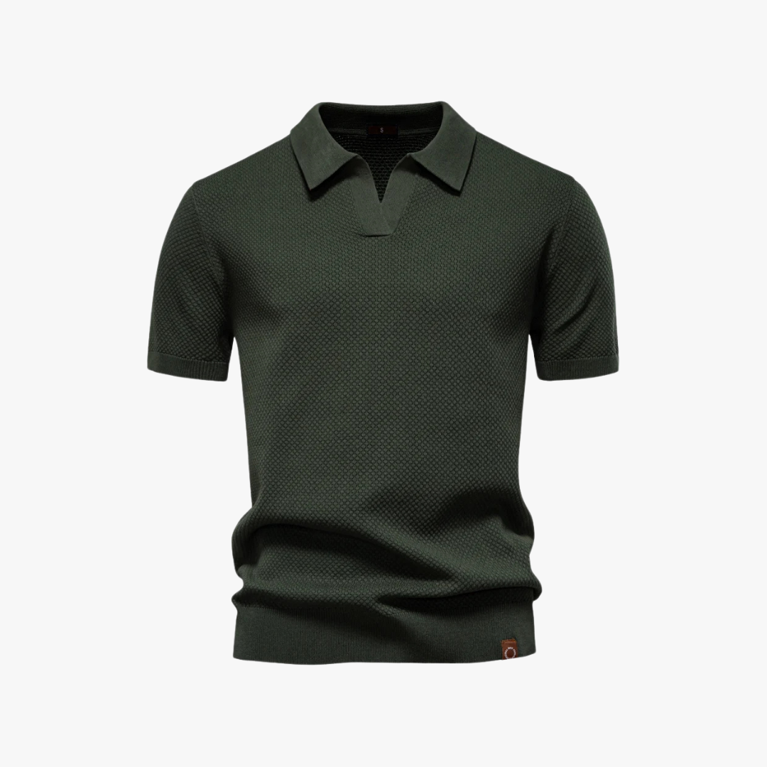 Finn | Men's Soft Knit Polo Top