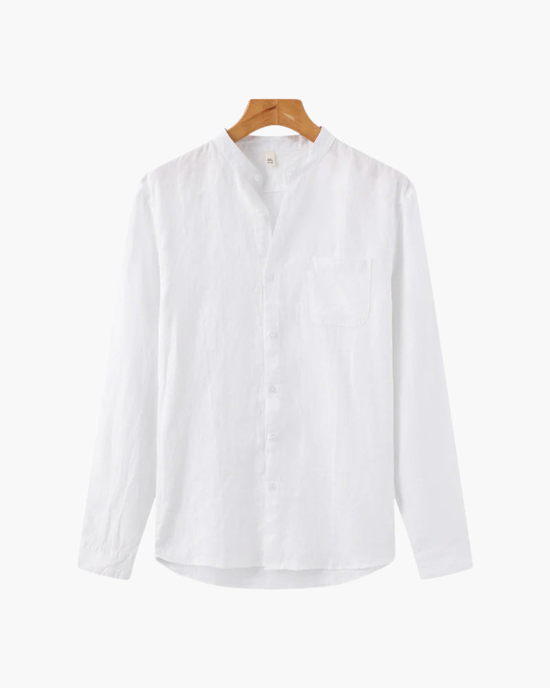 HARBOUR POINT – 100% Linen Shirt
