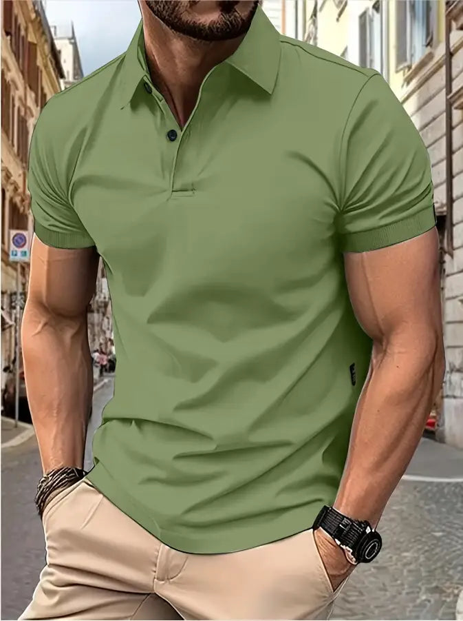 Lachlan | Men's Muscle-Fit Polo Shirt