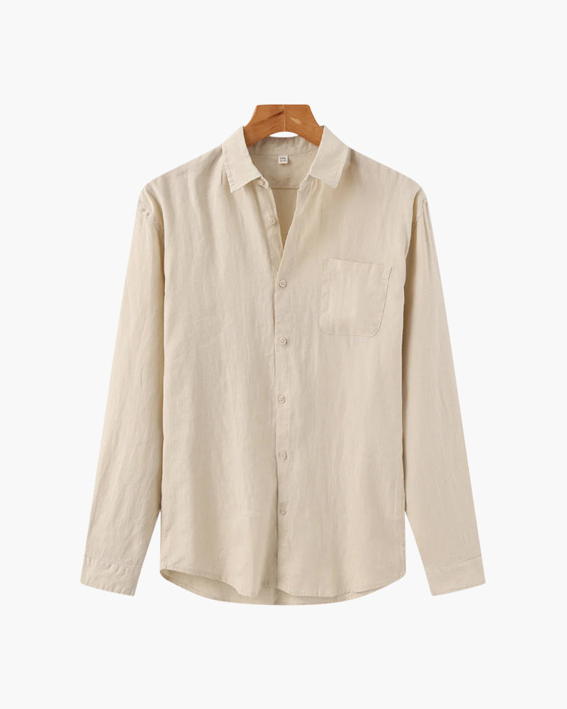 HARBOUR POINT – 100% Linen Shirt