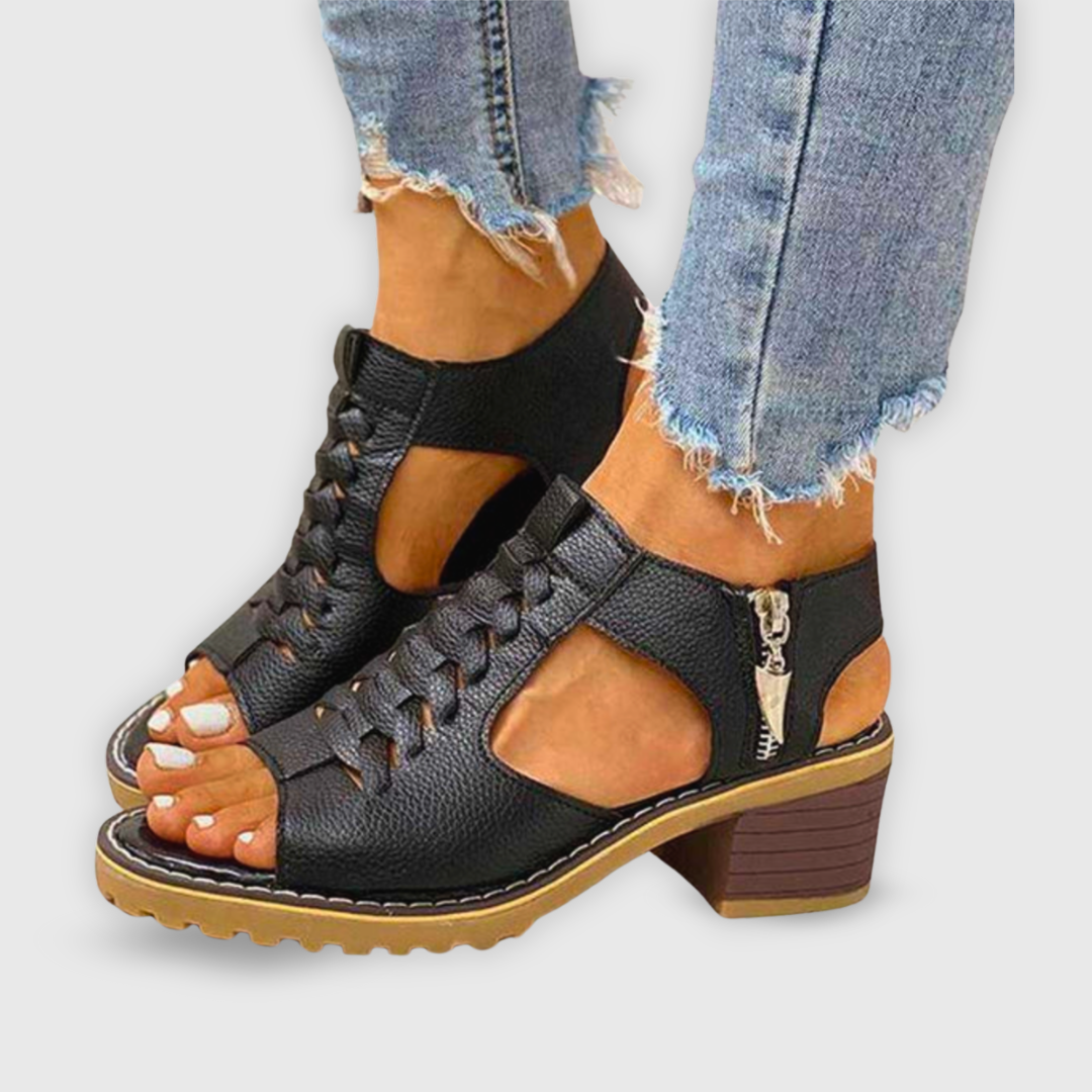 Natalie | Stylish Summer Chunky Heel Sandals