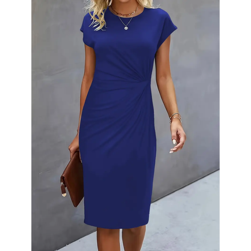 Short-Sleeve Formal Dress for Women | Midi Dress