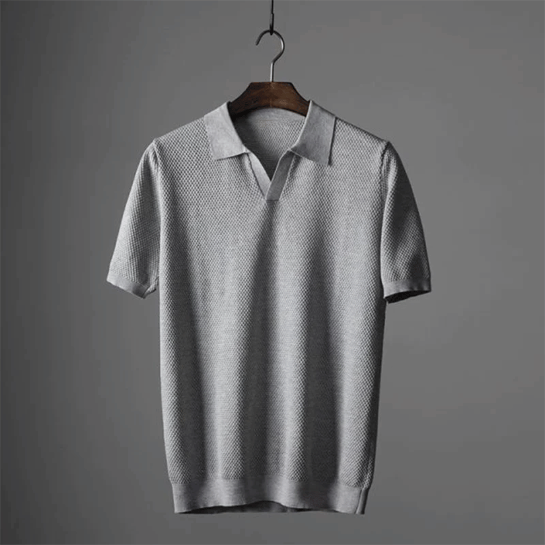 Nate | Men's Stylish Knit Polo Shirt
