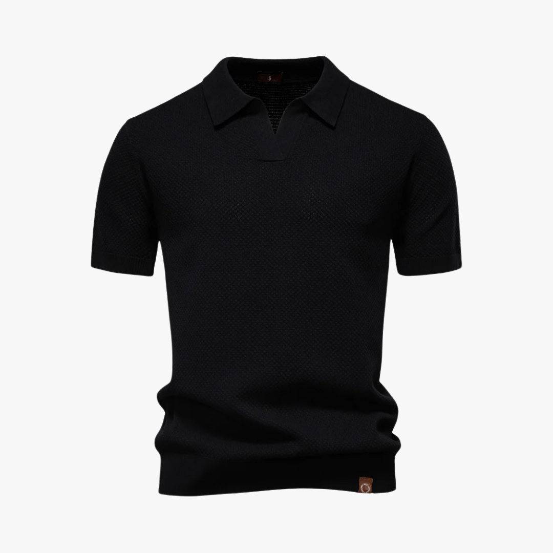 Finn | Men's Soft Knit Polo Top