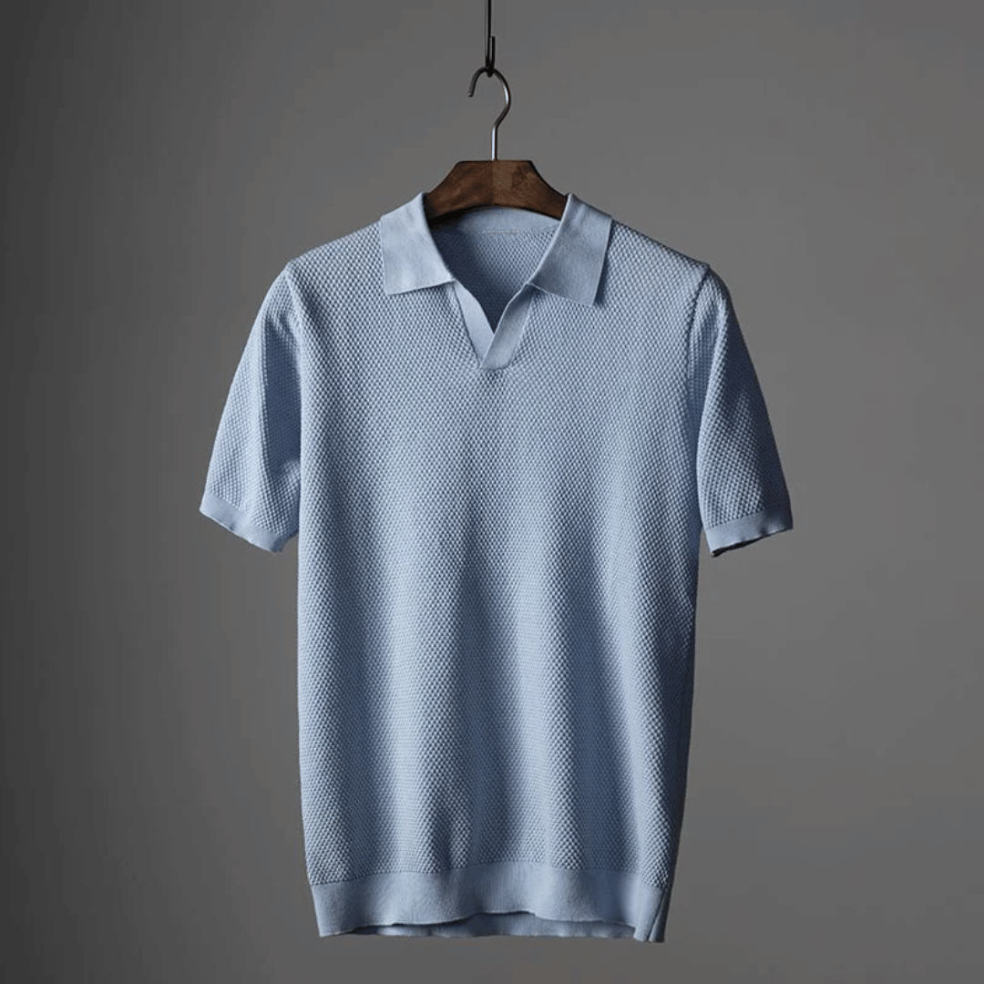 Nate | Men's Stylish Knit Polo Shirt