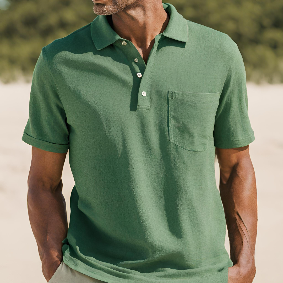 Hugo | Men's Luxury Linen Polo Shirt
