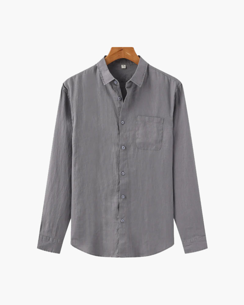 HARBOUR POINT – 100% Linen Shirt