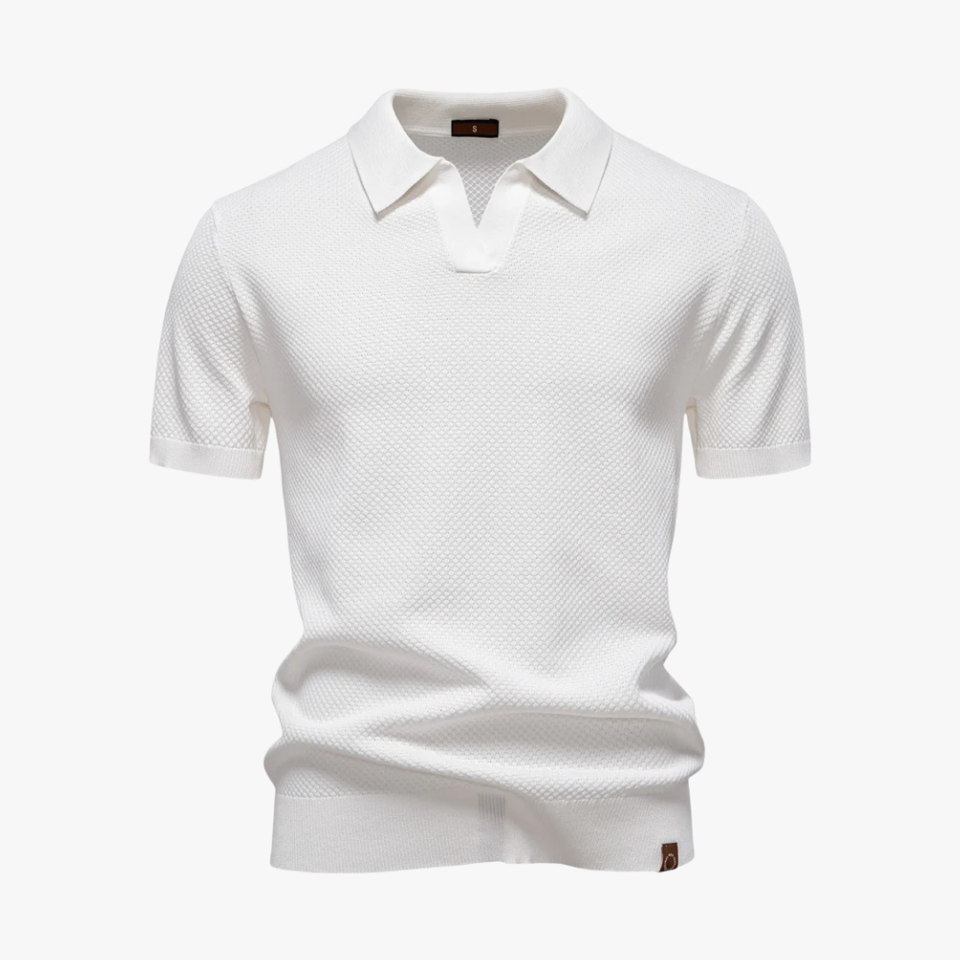 Finn | Men's Soft Knit Polo Top